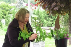 Willie-Harvie-2024-05-25-Flower-Show-People-5-Connie-floral-arrangement